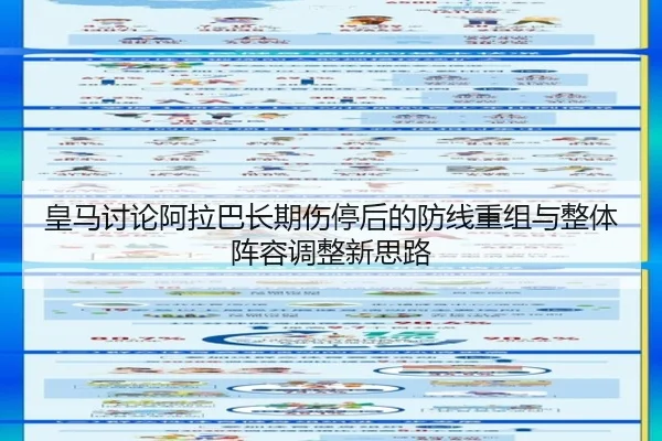 皇马讨论阿拉巴长期伤停后的防线重组与整体阵容调整新思路 - leyu